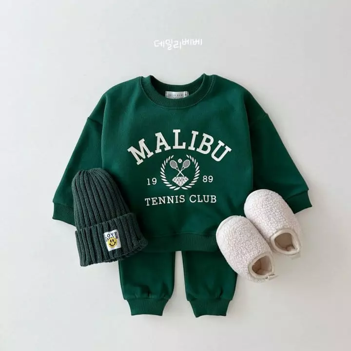 Daily Bebe - Korean Children Fashion - #kidsstore - Malibu Top Bottom Set - 3