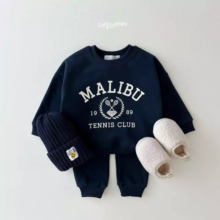 Daily Bebe - Korean Children Fashion - #kidsstore - Malibu Top Bottom Set - 4
