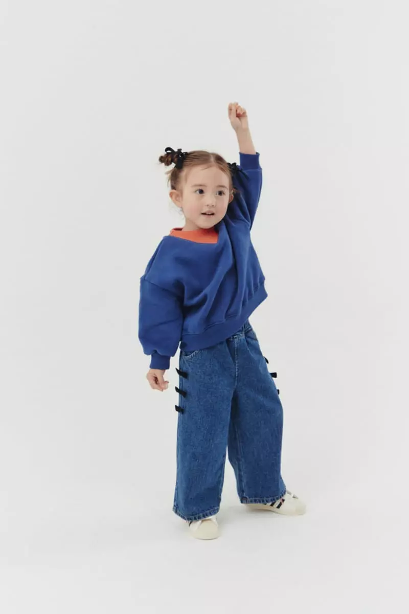 Dalkomhai - Korean Children Fashion - #Kfashion4kids - Ribbon Jeans - 5