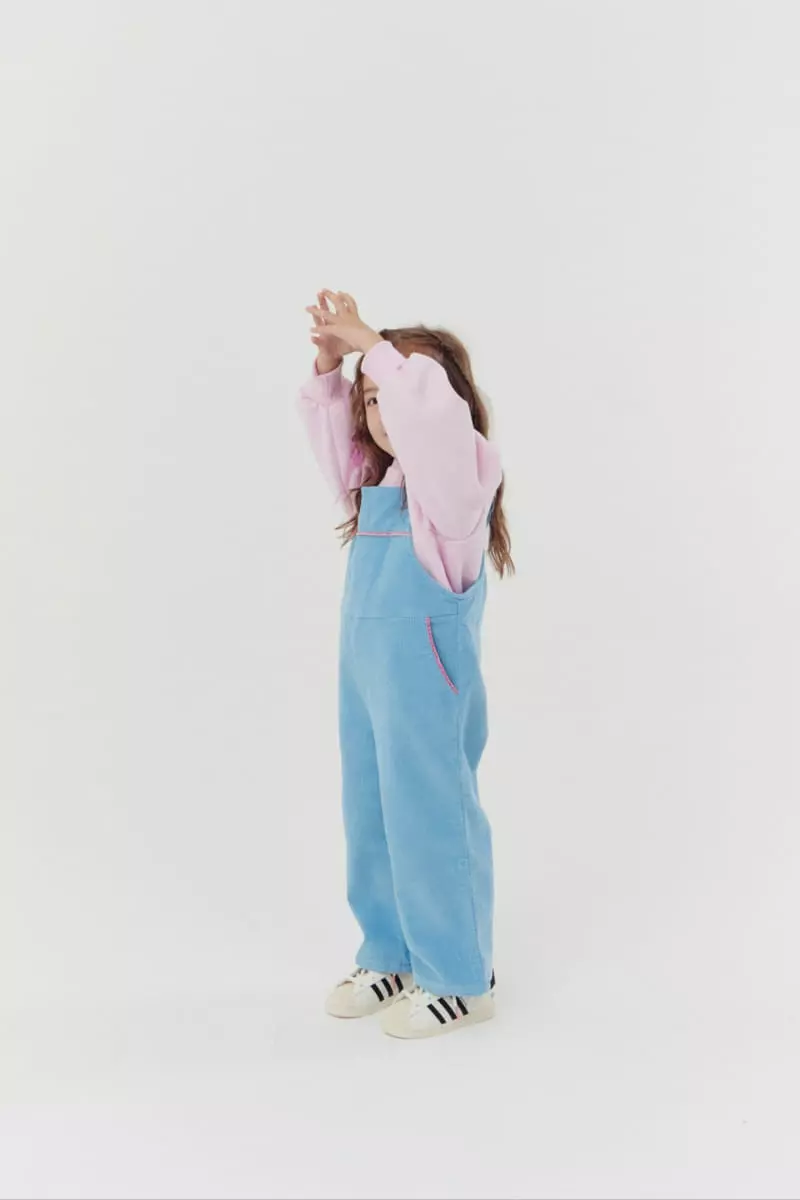 Dalkomhai - Korean Children Fashion - #childofig - Rib Dungarees Pants - 11
