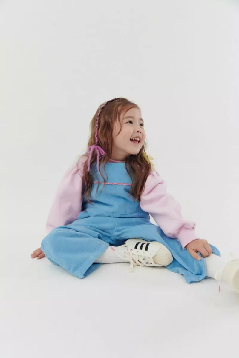 Dalkomhai - Korean Children Fashion - #childrensboutique - Rib Dungarees Pants - 12