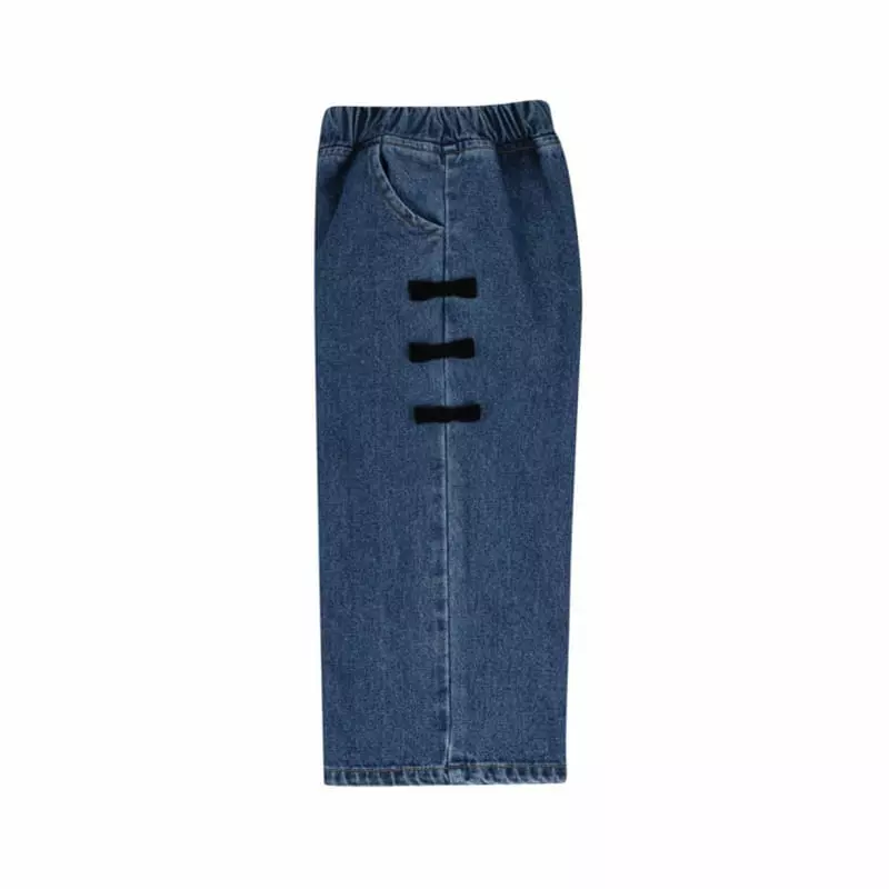 Dalkomhai - Korean Children Fashion - #fashionkids - Ribbon Jeans