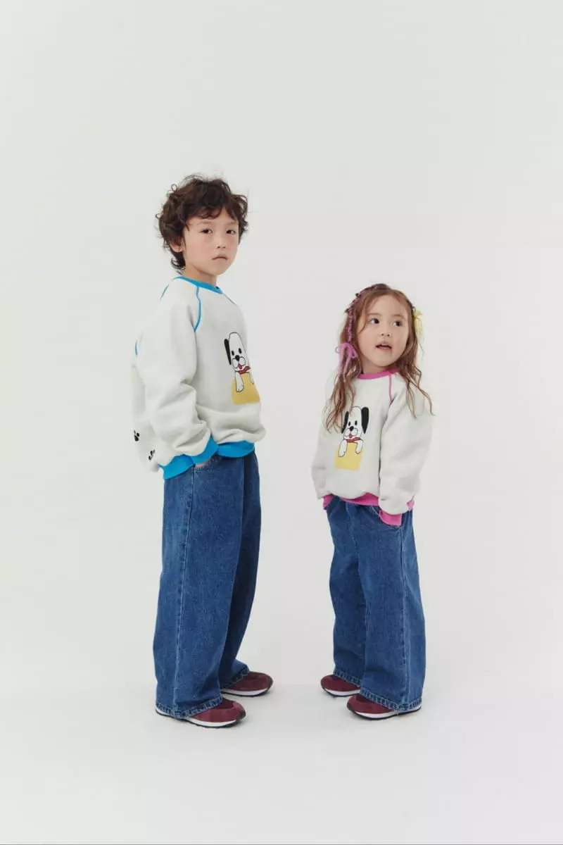 Dalkomhai - Korean Children Fashion - #kidsstore - Fleece Jeans - 2