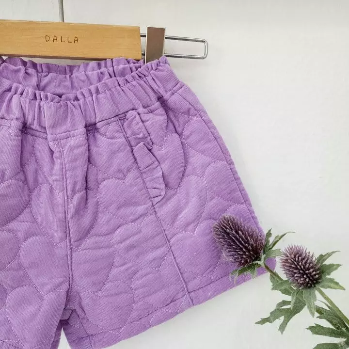 Dalla - Korean Children Fashion - #Kfashion4kids - Love Quilting Shorts - 6