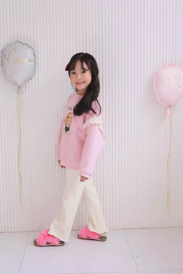 Dalla - Korean Children Fashion - #Kfashion4kids - Ribbon Bootscut Pants - 12