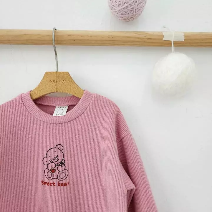Dalla - Korean Children Fashion - #kidzfashiontrend - Sweet Bear Set - 4