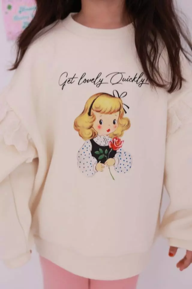 Dalla - Korean Children Fashion - #childofig - Rose Girl Sweatshirt - 7