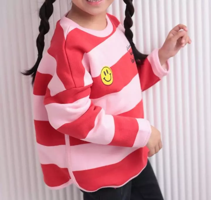 Dalla - Korean Children Fashion - #childrensboutique - Smile Stripes Tee - 10