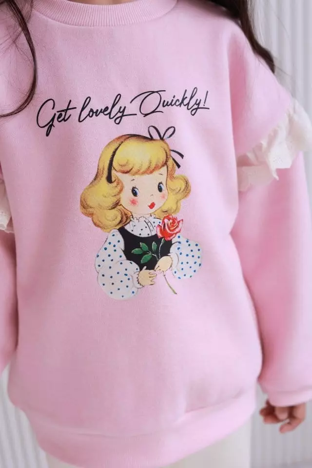 Dalla - Korean Children Fashion - #childrensboutique - Rose Girl Sweatshirt - 8