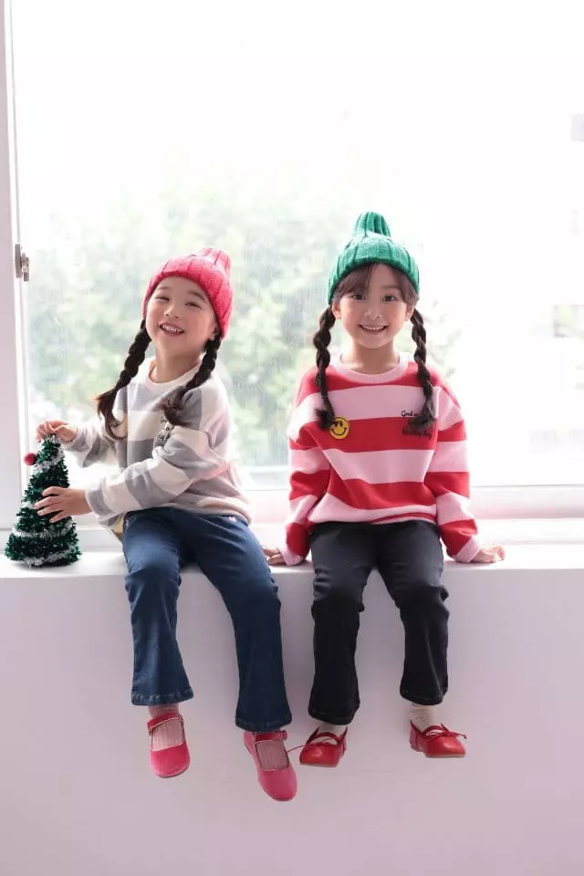 Dalla - Korean Children Fashion - #designkidswear - Smile Stripes Tee - 11