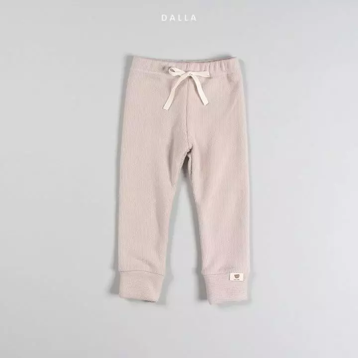 Dalla - Korean Children Fashion - #designkidswear - Ddadde Rib Leggings - 5
