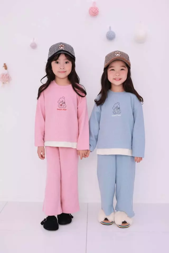Dalla - Korean Children Fashion - #designkidswear - Sweet Bear Set - 12