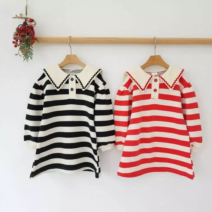 Dalla - Korean Children Fashion - #discoveringself - Wave One-piece - 2