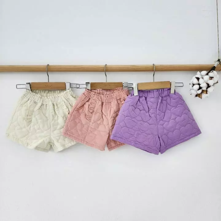 Dalla - Korean Children Fashion - #fashionkids - Love Quilting Shorts - 2