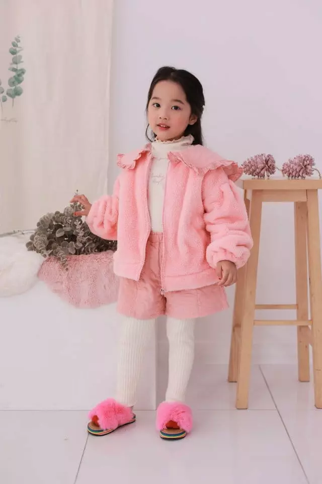 Dalla - Korean Children Fashion - #kidsshorts - Love Fleece Jumper - 12