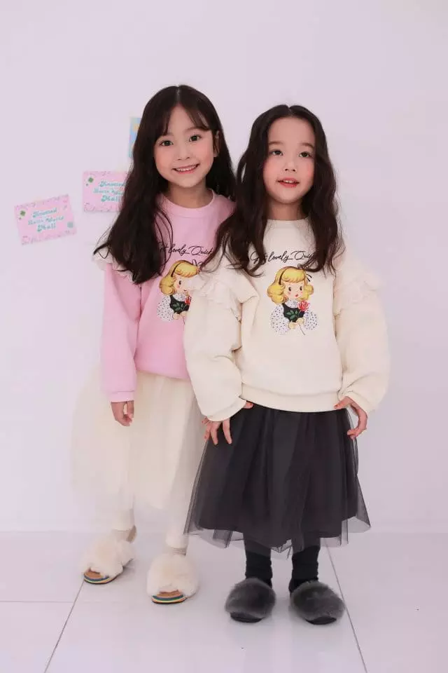 Dalla - Korean Children Fashion - #kidsshorts - Rose Girl Sweatshirt - 12