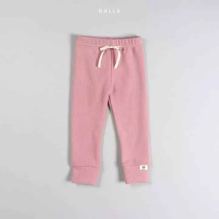 Dalla - Korean Children Fashion - #kidsshorts - Ddadde Rib Leggings - 8