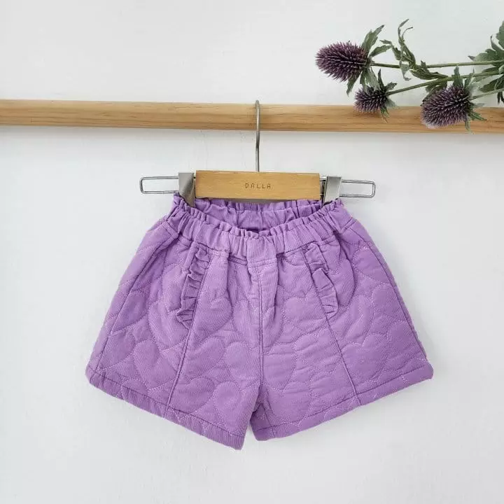 Dalla - Korean Children Fashion - #kidzfashiontrend - Love Quilting Shorts - 5