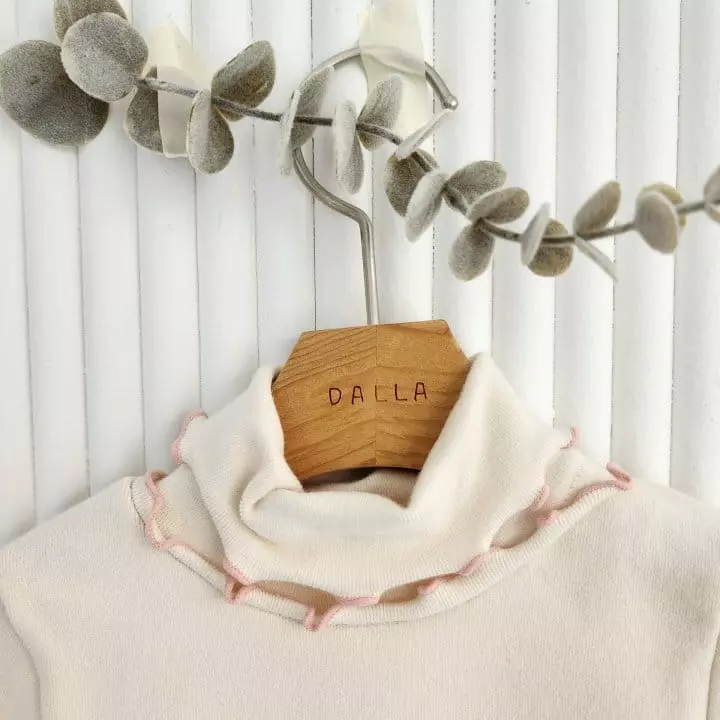 Dalla - Korean Children Fashion - #Kfashion4kids - Lovely Turtleneck Tee - 4