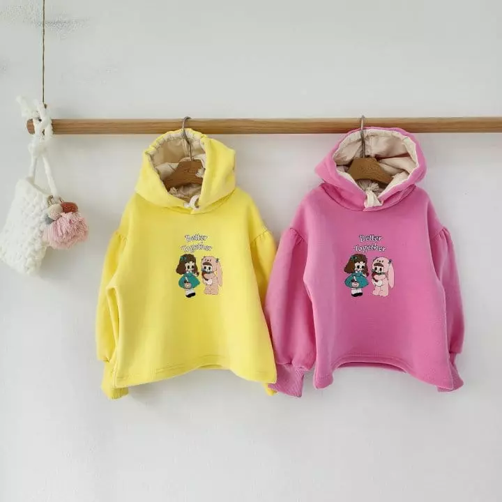 Dalla - Korean Children Fashion - #littlefashionista - Rabbit Girl Hoody Tee