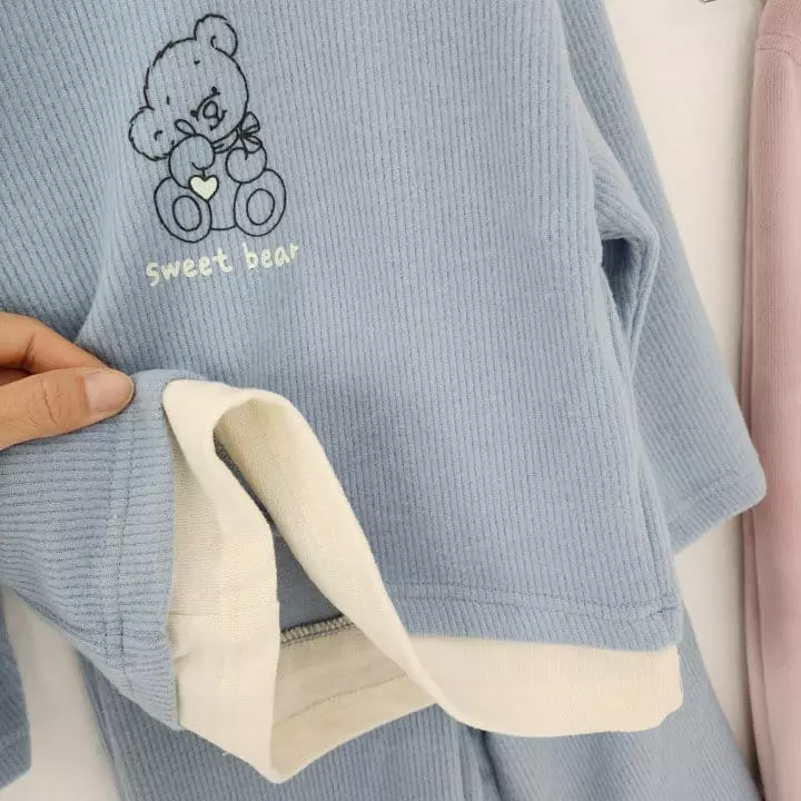 Dalla - Korean Children Fashion - #littlefashionista - Sweet Bear Set - 5
