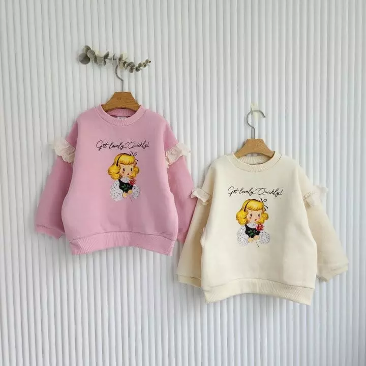 Dalla - Korean Children Fashion - #magicofchildhood - Rose Girl Sweatshirt