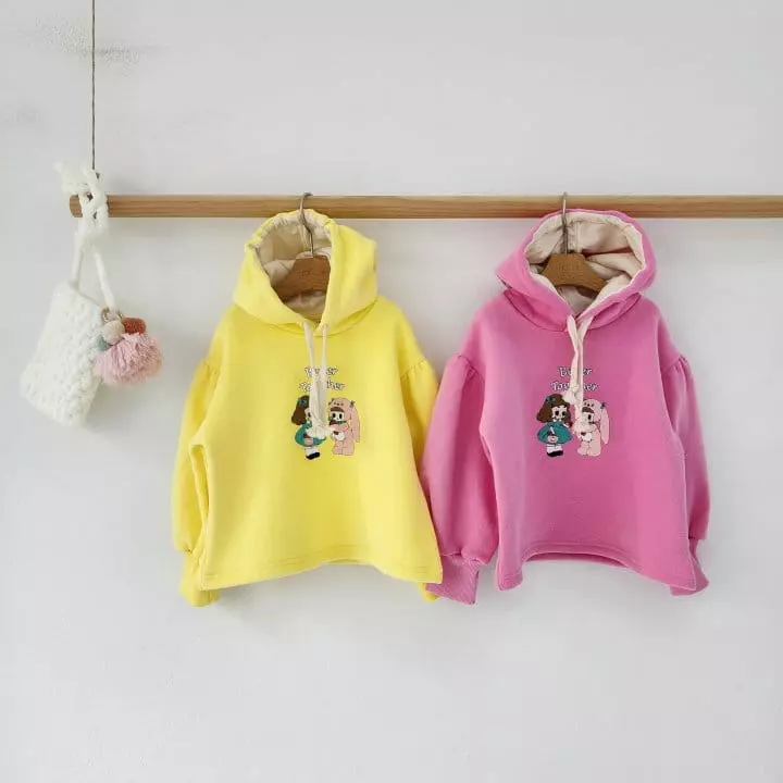 Dalla - Korean Children Fashion - #minifashionista - Rabbit Girl Hoody Tee - 3