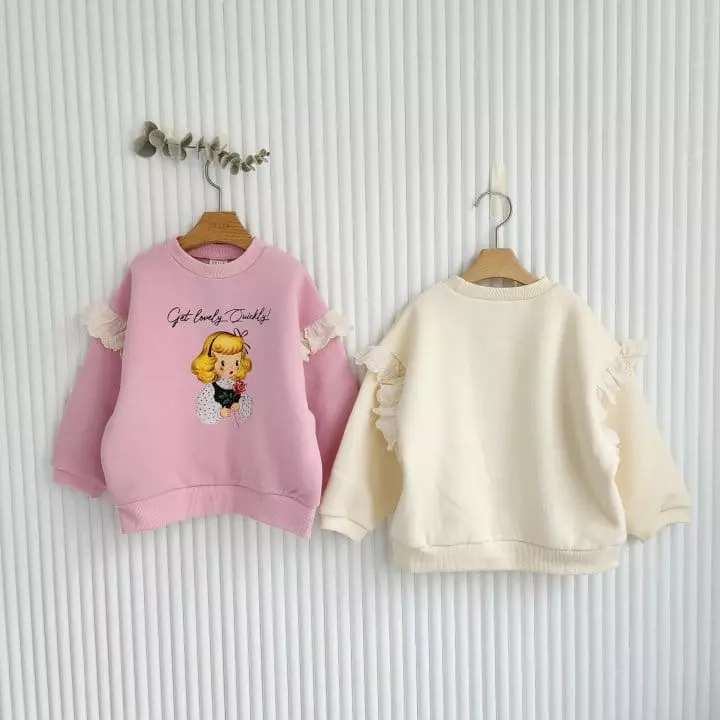 Dalla - Korean Children Fashion - #minifashionista - Rose Girl Sweatshirt - 2