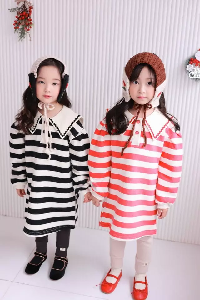 Dalla - Korean Children Fashion - #prettylittlegirls - Wave One-piece - 11