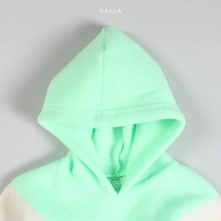 Dalla - Korean Children Fashion - #prettylittlegirls - Triangle Hoody One-piece - 9