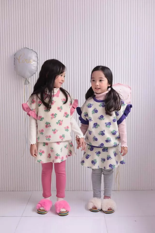 Dalla - Korean Children Fashion - #stylishchildhood - Petit Vest - 11