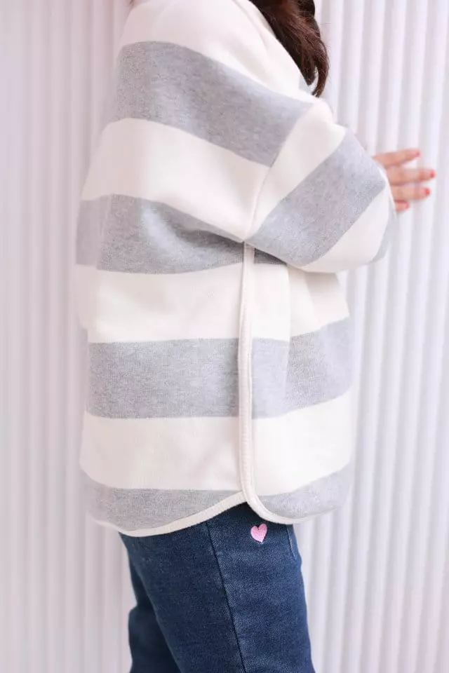 Dalla - Korean Children Fashion - #stylishchildhood - Smile Stripes Tee - 8