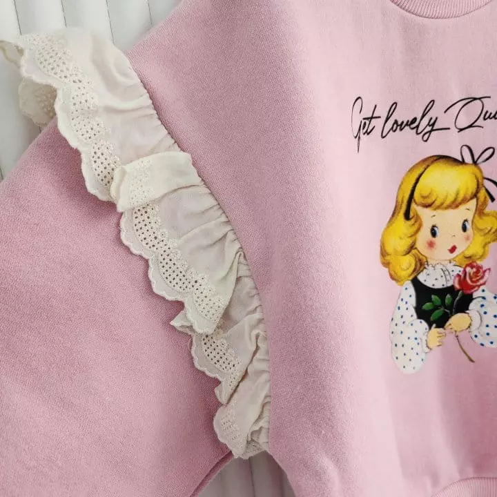 Dalla - Korean Children Fashion - #stylishchildhood - Rose Girl Sweatshirt - 6