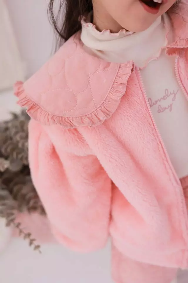 Dalla - Korean Children Fashion - #todddlerfashion - Love Fleece Jumper - 12