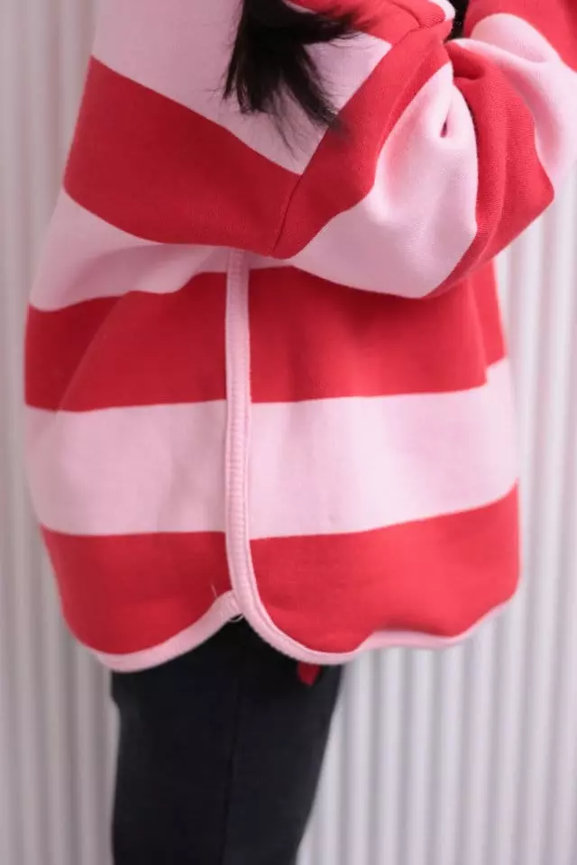 Dalla - Korean Children Fashion - #toddlerclothing - Smile Stripes Tee - 7