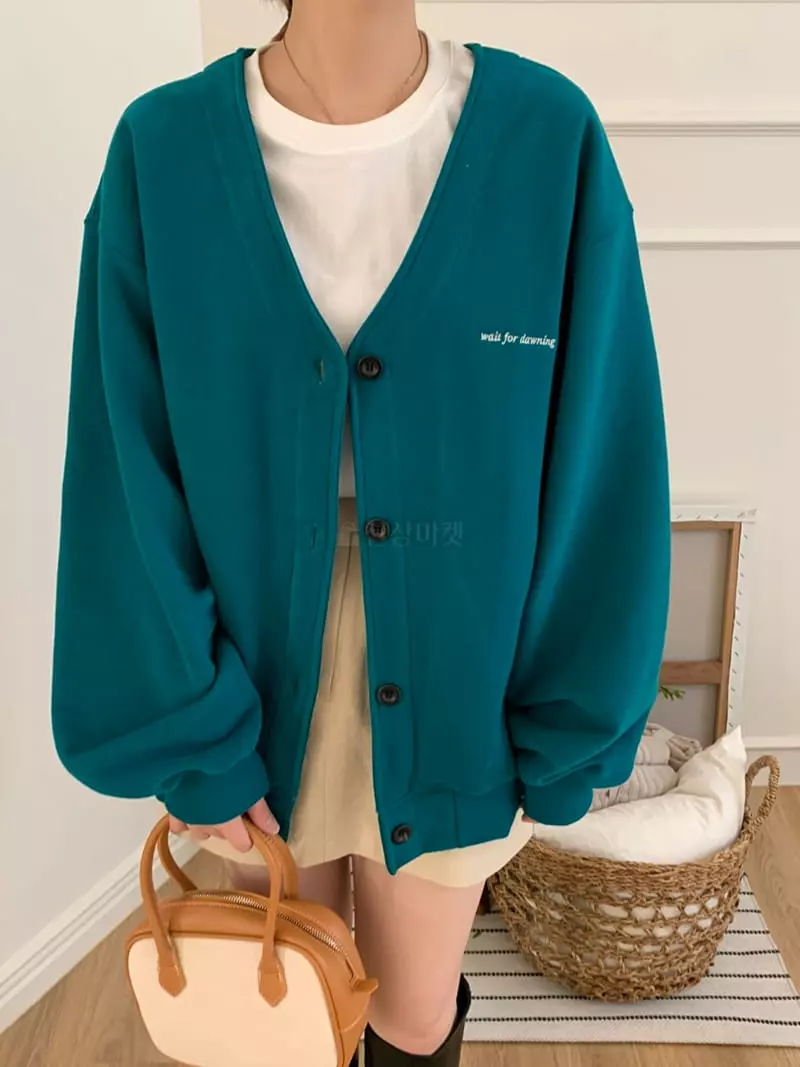 Dawning - Korean Women Fashion - #momslook - Button Embroidery Cardigan - 7