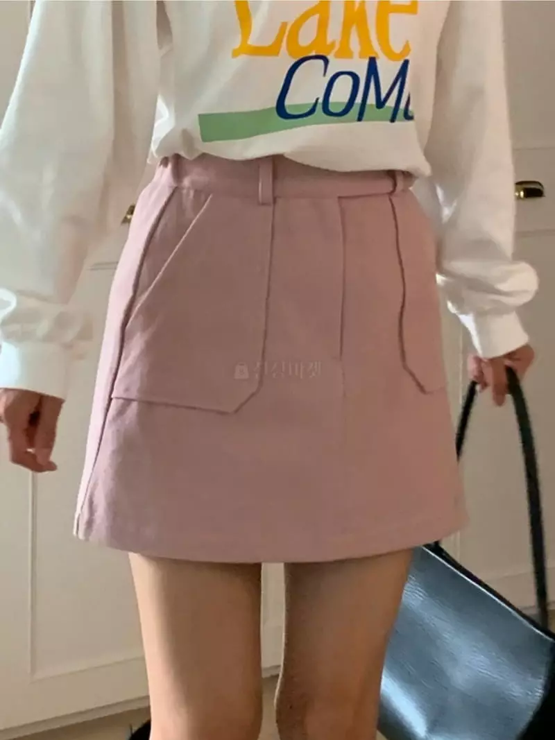 Dawning - Korean Women Fashion - #momslook - Low M ini Skirt - 10