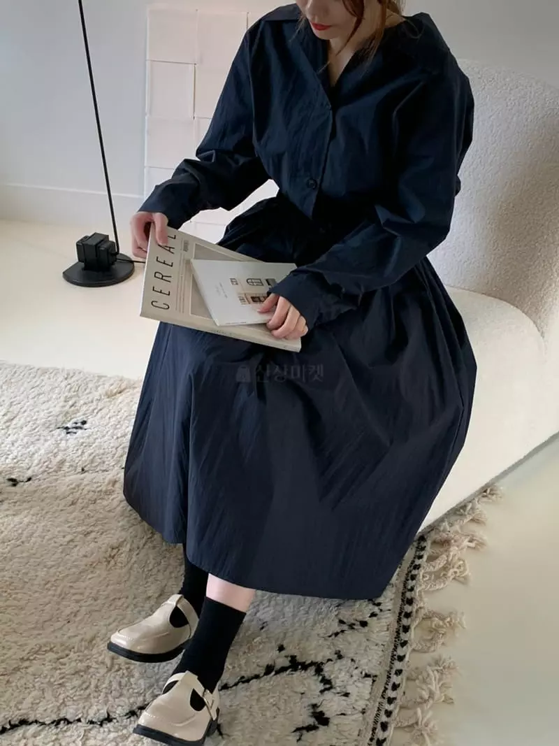 Dawning - Korean Women Fashion - #momslook - Nomal Wrinkle Skirt - 8