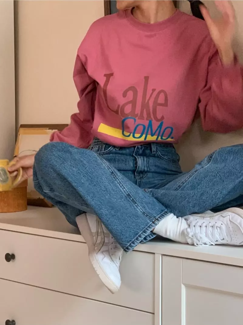 Dawning - Korean Women Fashion - #momslook - Ggomo Loose Tee - 9