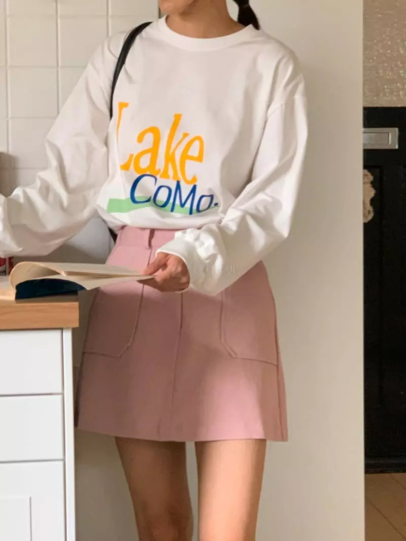 Dawning - Korean Women Fashion - #momslook - Ggomo Loose Tee - 4