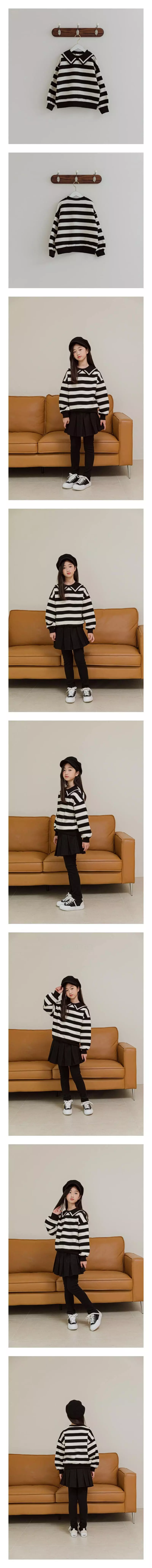 Dawon - Korean Junior Fashion - #discoveringself - Sailor Sweatshirt
