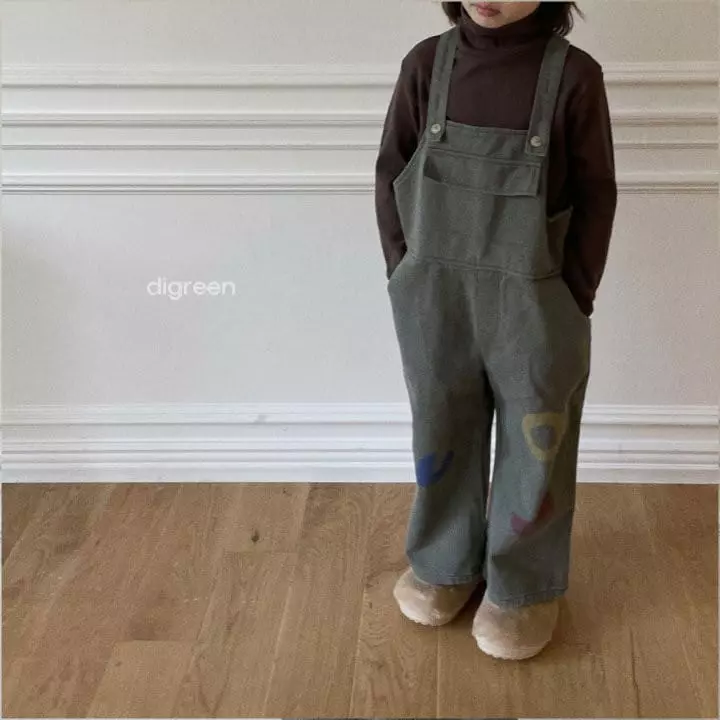 Digreen - Korean Children Fashion - #Kfashion4kids - Eyelet Turtleneck Tee - 6