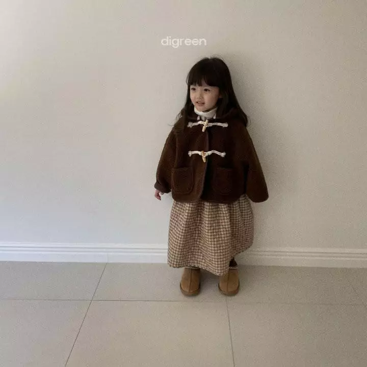 Digreen - Korean Children Fashion - #kidzfashiontrend - Teddy Musthang Jacket - 4