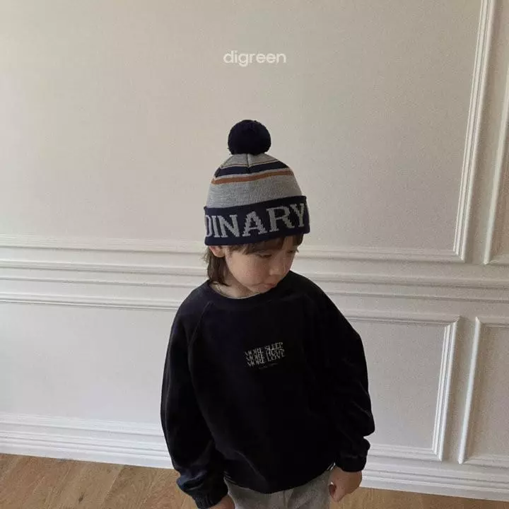 Digreen - Korean Children Fashion - #Kfashion4kids - Lettering Beanie - 5