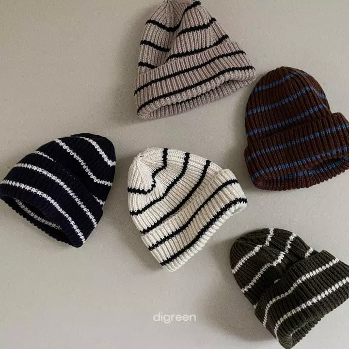 Digreen - Korean Children Fashion - #kidzfashiontrend - Stripes Beanie - 4