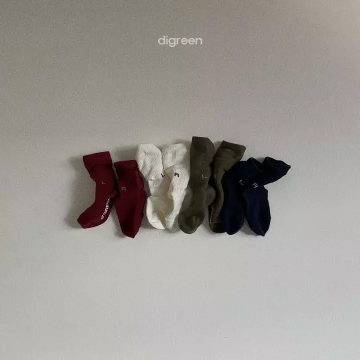 Digreen - Korean Children Fashion - #Kfashion4kids - Owen Socks - 2