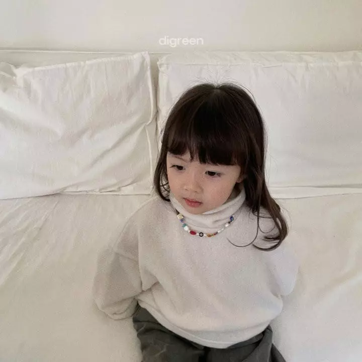 Digreen - Korean Children Fashion - #childofig - Loose Turtleneck Tee - 5