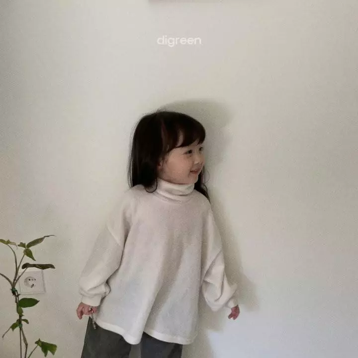 Digreen - Korean Children Fashion - #childofig - Loose Turtleneck Tee - 6