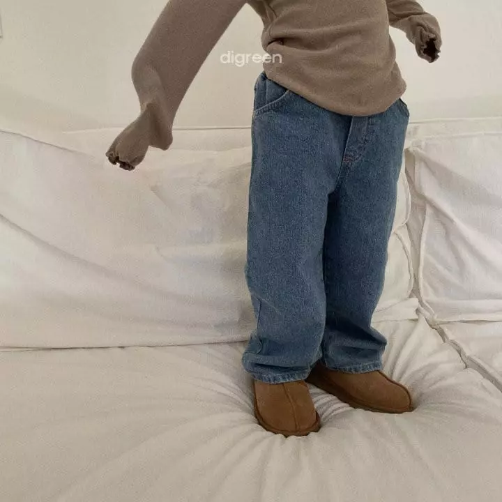 Digreen - Korean Children Fashion - #childofig - Warm Jeans - 2