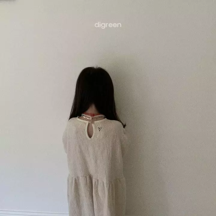 Digreen - Korean Children Fashion - #childrensboutique - Heart One-piece - 3